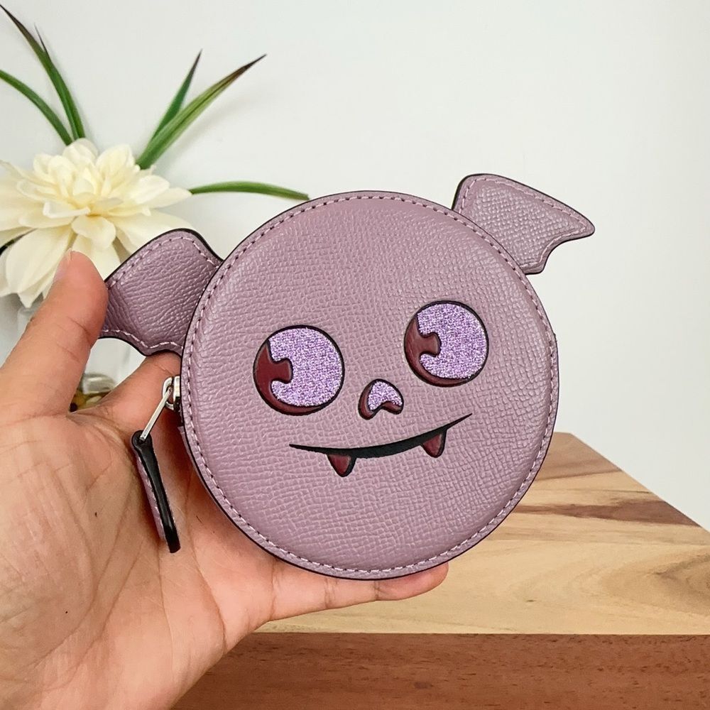 NWT Coach Coin Case With‎ Halloween Bat